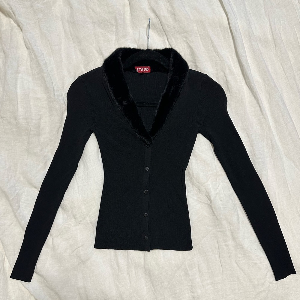 Staud Celina top with buttons